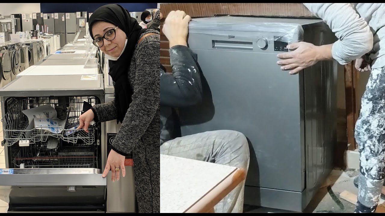 قبل رمضان شريت غسالة الاواني مع اصلاحات  و تجديد في مطبخي