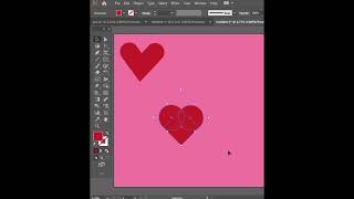 3 simple ways to draw a heart shape in Adobe Illustrator #adobeillustrator #illustration  #tutorial