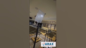 Garment racks display enhance store visualization #aaraxindia#garmentrack#supermarket#interiordesig