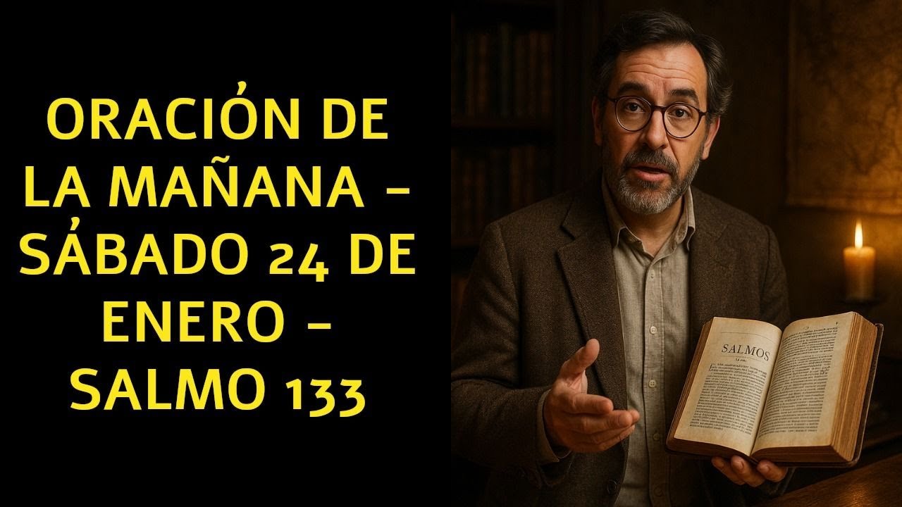 Oración de la mañana - Sábado 24 de enero - Salmo 133 - YouTube