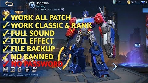 SCRIPT SKIN JHONSON TRANSFORMERS OPTIMUS PRIME - NO PASSWORD