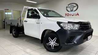 2021 Toyota Hilux 4x2 Workmate 2.7L Petrol Automatic Single Cab C/C Single C/Chassis (Glacier White)