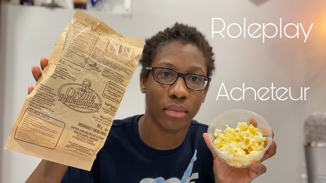 ASMR FRANÇAIS : ROLEPLAY J’achète du Popcorn pour le cinéma 🍿
