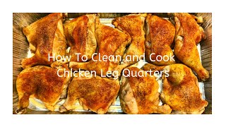 Chicken leg quarters|cook with me|what's for dinner?