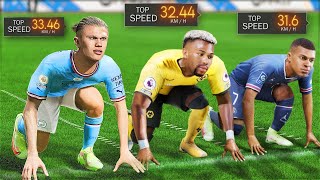 FIFA 23 PACE/SPEED TEST | Who is the fastest player in the game?