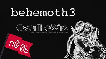 Solving behemoth3 from overthewire - video writeup
