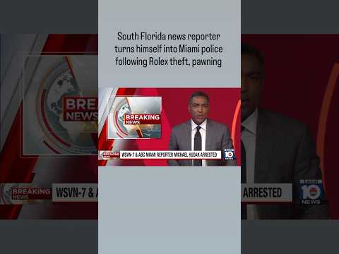 South Florida news reporter turns himself into Miami police following Rolex theft, pawning