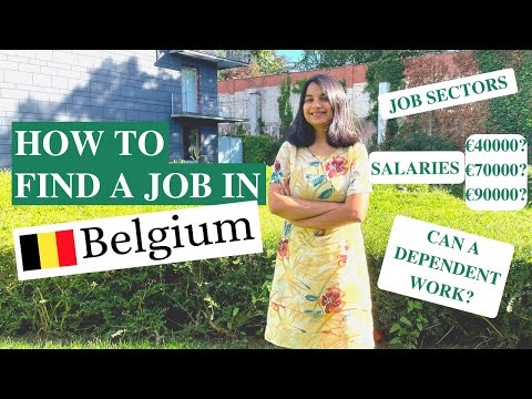 JOBS IN BELGIUM | JOB OPPORTUNITIES FOR EXPATS IN BELGIUM | JOB SALARIES BELGIUM | JOB MARKET 2021