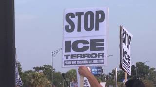 Anti-ICE protests in Central Florida in response to deadly shootings
