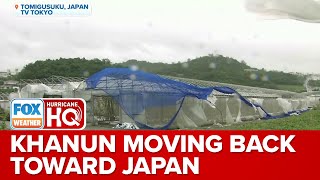 Khanun Moving Back Toward Japan, Forecast To Restrengthen Back To Typhoon Next Week screenshot 5