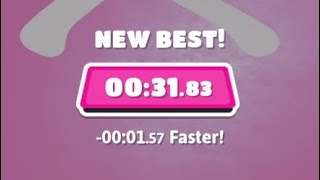 My new record on Speed Slider! (31.83s) | Fall Guys Time Attack