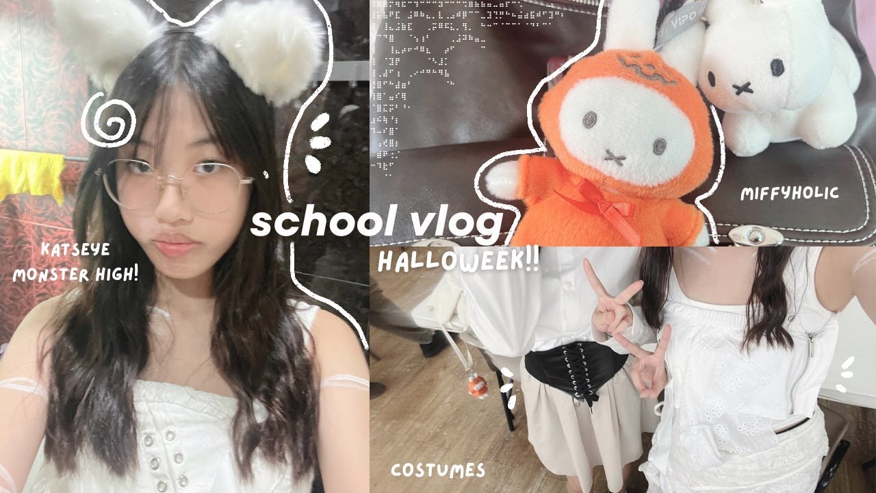 Видеоблог о школьной неделе 🤍🕯️: мини-походы с Taobao, Хэллоуин, костюмы, продуктивность и многое...
