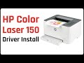 HP Color Laser 150a printer driver download and install