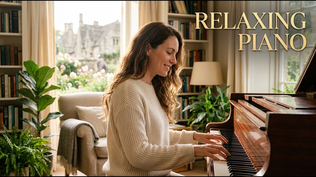 Soothing Piano Music with Rain Sounds for Sleep