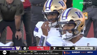 #5 Washington vs #20 USC College Football Full Game Highlights 2024 Season