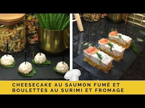 cheesecake-salé-au-saumon-fumé-et-boulette-au-surimi---تشيزكيك-بسمك-السلمون-المدخن-و-كريات-السوريمي