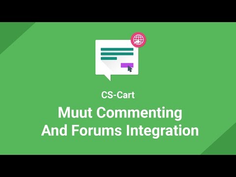 Tutorial for Muut - Commenting And Forums Integration With CS-Cart