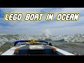 Lego Boat Never Sees Ocean Waves Coming