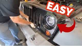 How To Remove 072018 Jeep Wrangler Grill