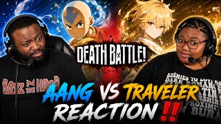 Aang VS Traveler (Avatar the Last Airbender VS Genshin Impact) REACTION 🧑🏾‍💻‼️