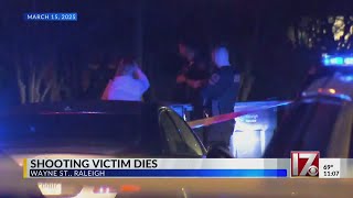 Man dies after weekend shooting in SW Raleigh: Police