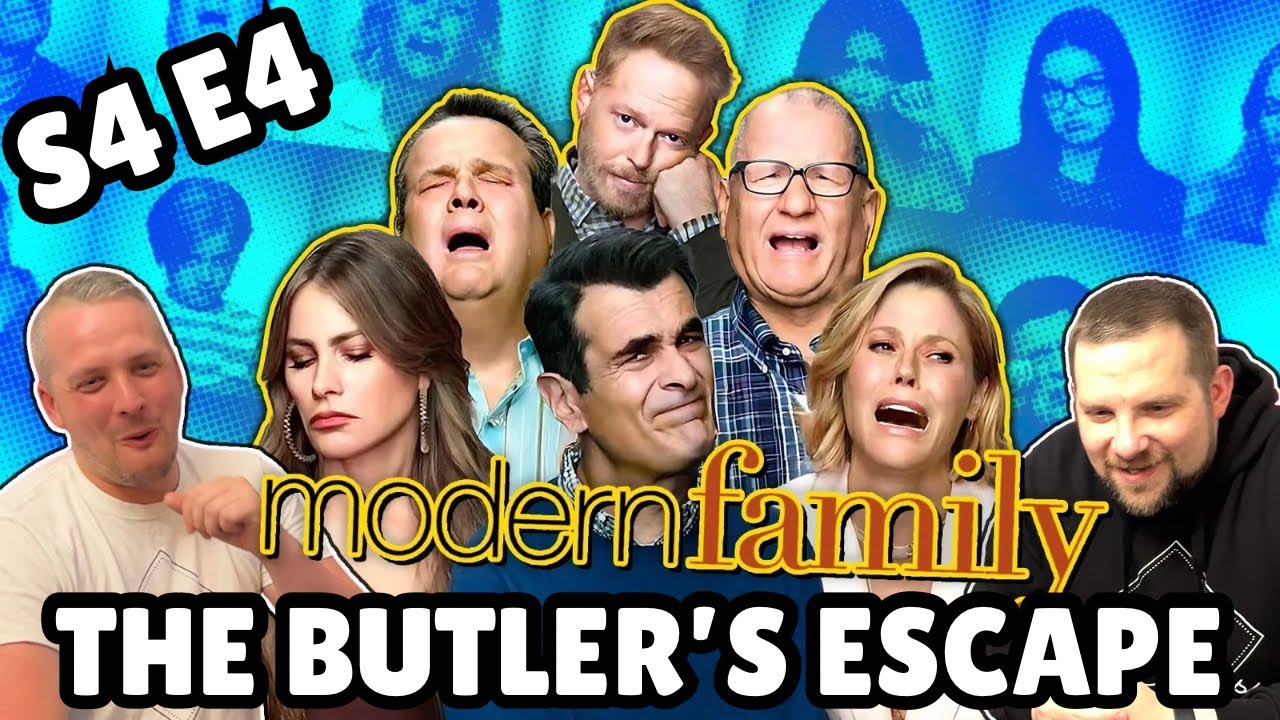 British Guys HILARIOUS Modern Family Reaction | Season 4 Episode 4 (The Butler's Escape)
