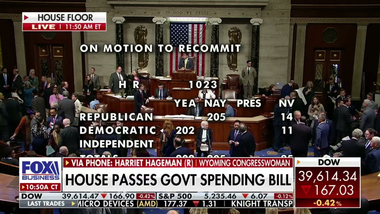 Fox Business | BREAKING: Rep. Hageman votes against FY 2024 minibus appropriations bill