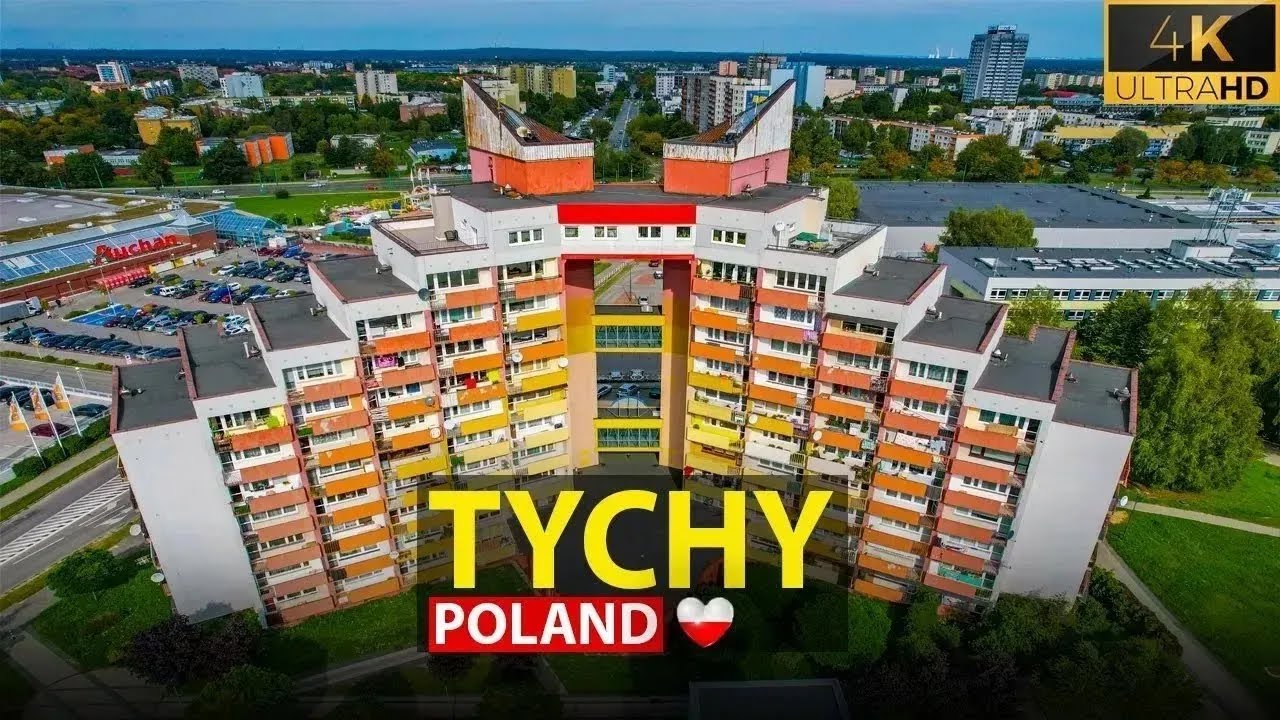 🇵🇱 Tychy z drona: Niesamowite ujęcia miasta z lotu ptaka