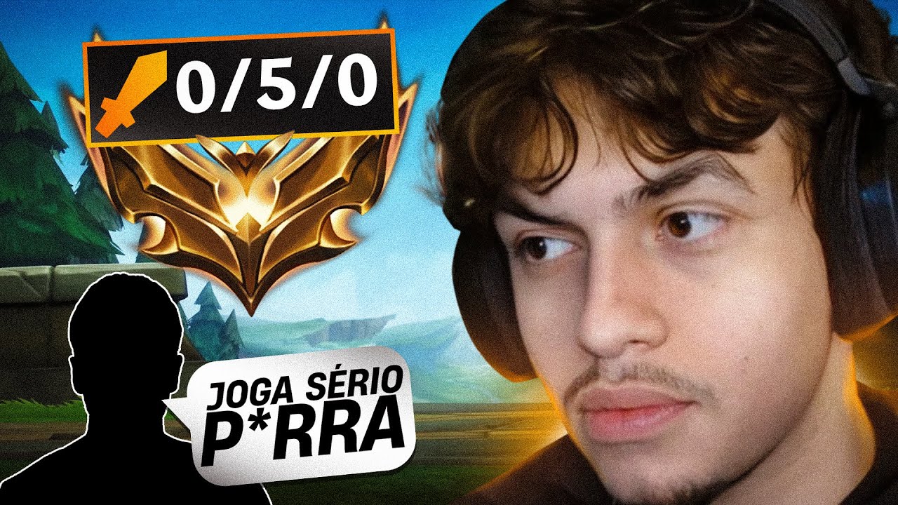 JOGUEI DUO COM UM GOLD E FINGI QUE EU ERA RUIM