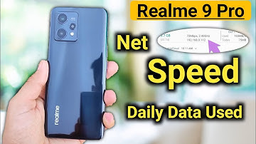 How to show net speed in realme 9 pro, realme 9 pro enable daily data used, realme 9 pro net speed