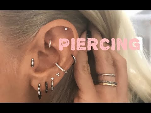 piercing igne ile kulak delme youtube