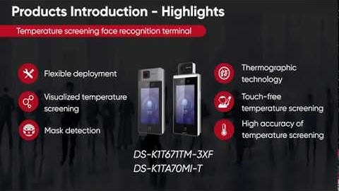 Hikvision DS-K1TA70MI-T - MinMoe Temperature Screening Terminal