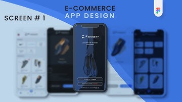 Figma Mobile App tutorial | E-commerce App Design | Screen # 1 | Daring Design