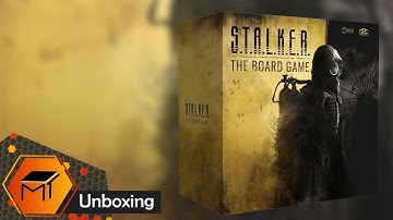 Stalker the board game All in Pledge Unboxing and mechanism description