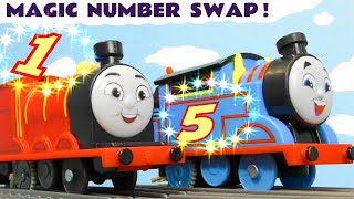 Magic Number Swap Mystery for the Thomas Trains to Solve