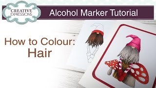 How to Colour Hair Using Alcohol Markers| Graphmaster Tutorial