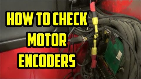 How to Check Motor Encoders on Raymond Easi