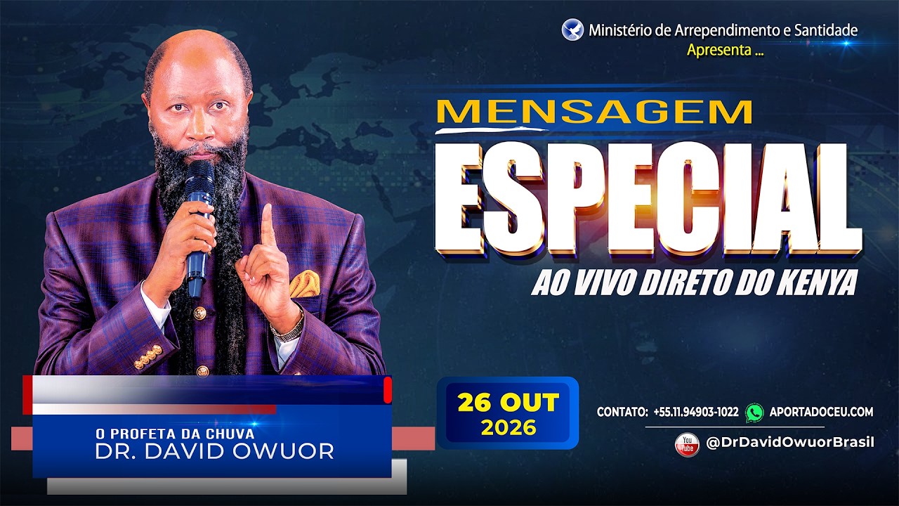 26/10/2026 | RECEPÇÃO EM ANGOLA - PROFETA DO SENHOR DR. DAVID OWUOR ...