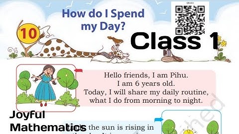How do I Spend my Day/joyful Mathematics/Class 1/Chapter 10/Ncert Book