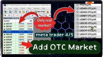 How to Add / Attach OTC pairs on MT4
