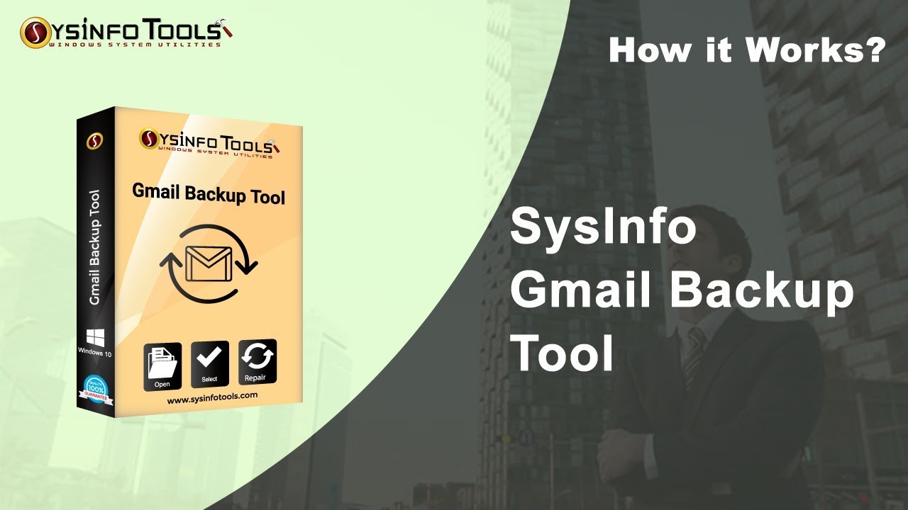 Transfer Gmail Emails to Computer/Another Email Account with SysInfo Gmail Backup Tool - YouTube