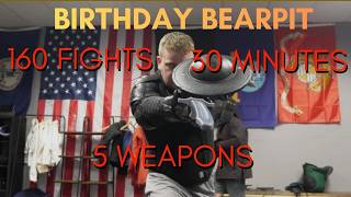 He fought 160 people in 30 minutes! | HEMA Sparring Footage