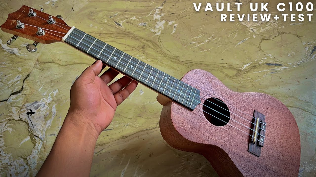 Vault Uk C100 24 inch ukulele Vault ukulele review and sound test