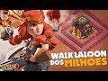 NA MORAL... EU SOU O MAIOR CAGÃO DO CLASH! + QUEEN WALK LALOON NO CLASH OF CLANS