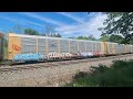 CSX M277 with 1897 (Monon) and some mixed freight? (No intro)