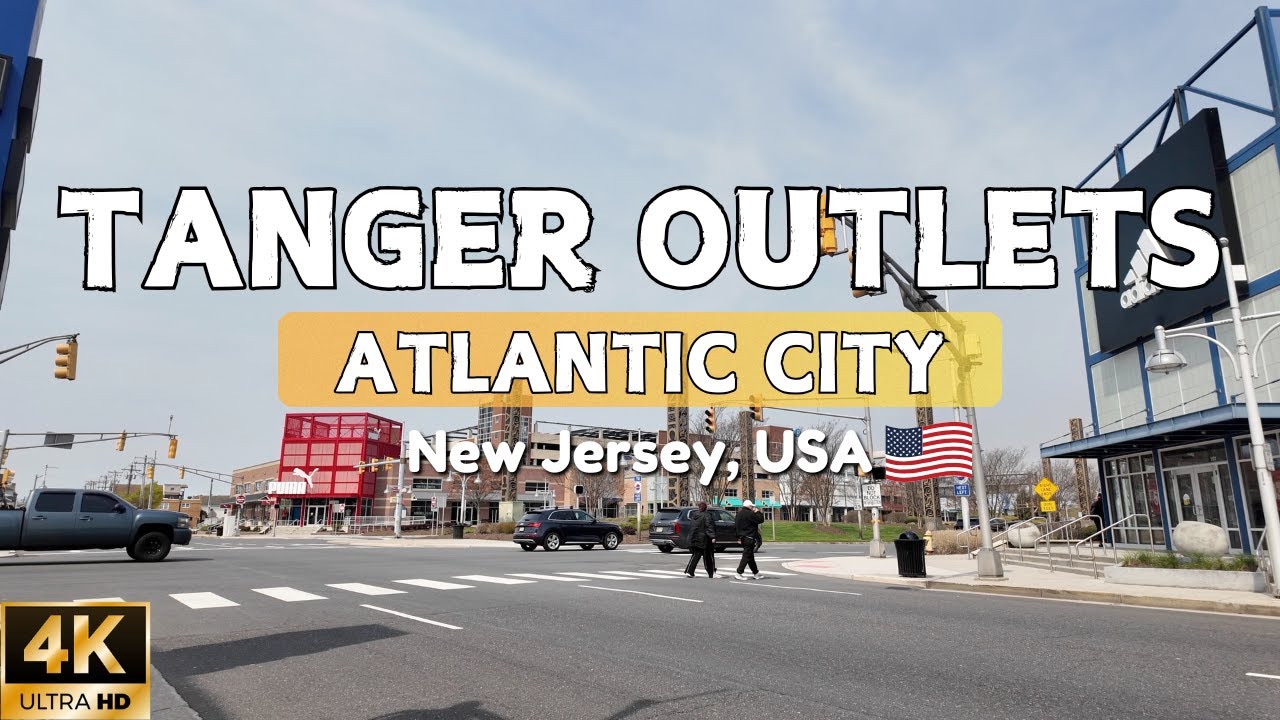 [4K] TANGER OUTLETS | What to Do in Atlantic City Besides Gambling --- Outlet Shopping!