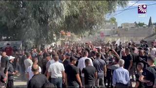 تشييع جثامين اقمار جنين الذين ارتقوا خلال اقتحام الاحتلال للمدينة يوم امس