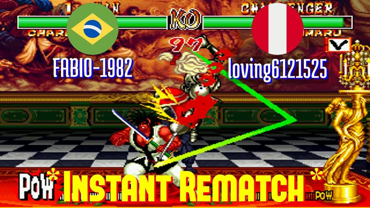 FT3 @samsho2: FABIO-1982 (BR) vs loving6121525 (PE) [Samurai