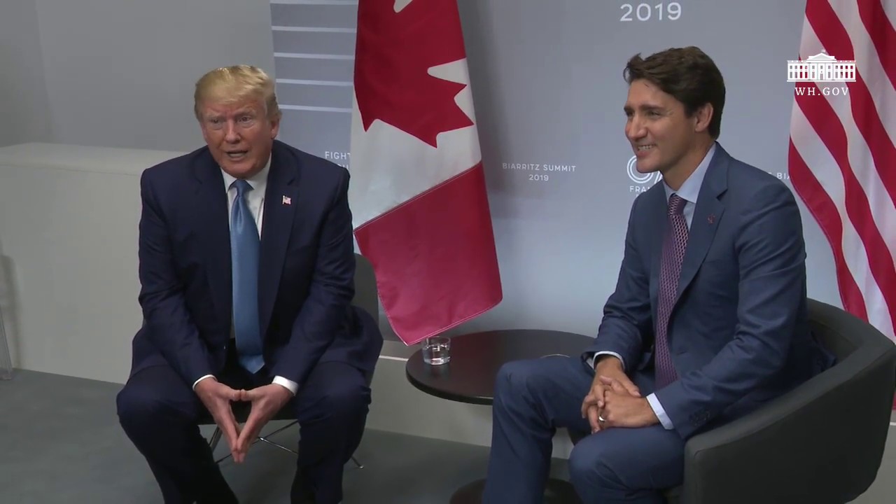 white house has fallen President Trump Participates in a Bilateral Meeting with the Prime Minister of Canada