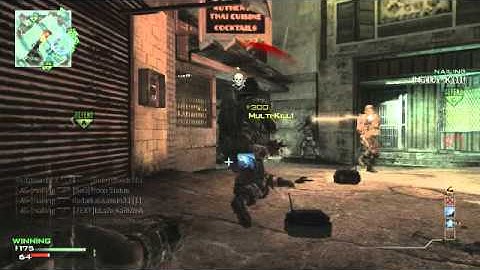 MW3 12 Man feed random knife & multi kill